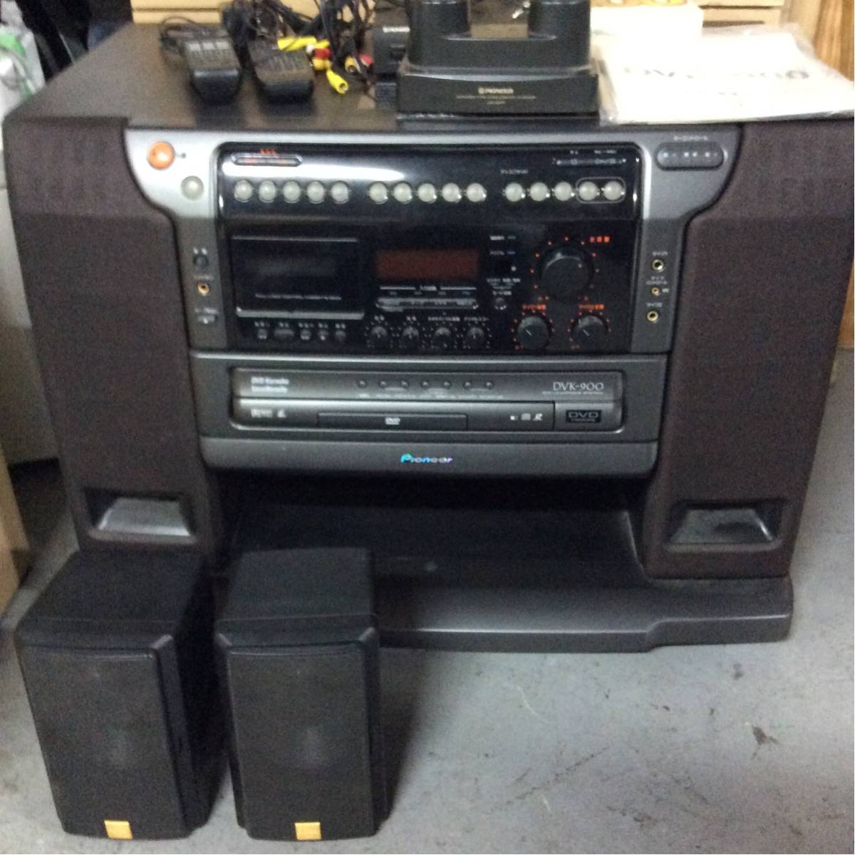 Pioneer DVK-900 JA-CH1 RA-IR55 S-ST5 DVDカラオケ スピーカーセット