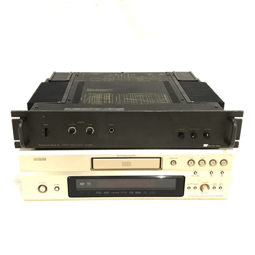 Technics 60A II SE-9060II パワーアンプ DENON DVD-3910 DVD/CD/SACDプレーヤー オーディオ機器 セット