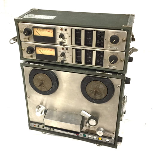 AMPEX オープンリールデッキ AG440B 型番不明 アンプ付き