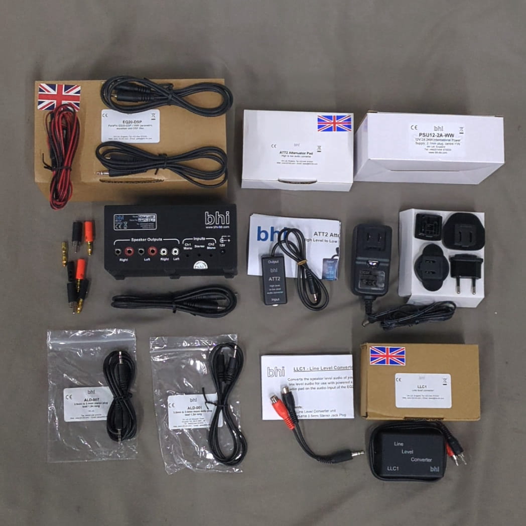 bhi ParaPro EQ20-DSP オーディオパワーアンプ パラメトリックイコライザー